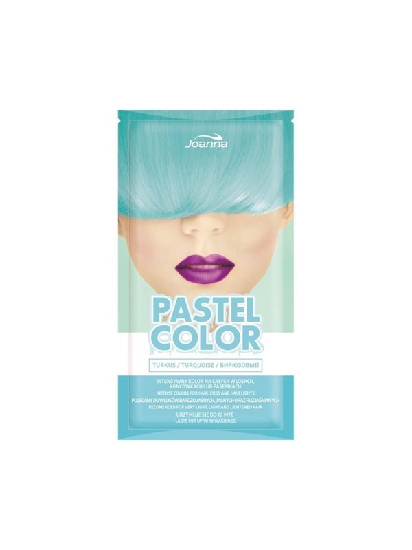 Joanna Pastel Color Haarkleuringsshampoo Turkoois 35 gr