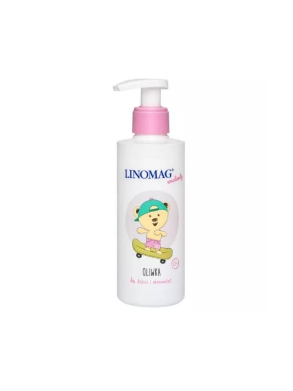 Linomag Olijfolie voor kinderen en zuigelingen vanaf de geboorte 200 ml