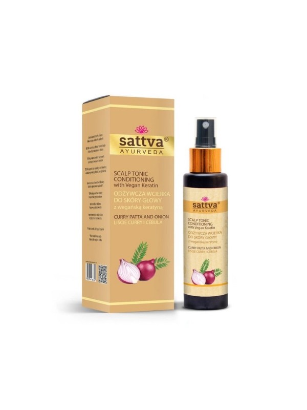 Sattva Ayurveda nährende Kopfhautlotion Curryblätter und Zwiebeln 100 ml