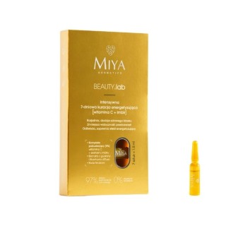 Miya BEAUTY .lab intensive 7-tägige energetisierende Gesichtsbehandlung Vitamin C und Ingwer 5 ml