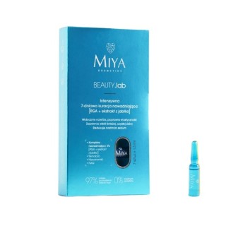 Miya BEAUTY .lab intensive 7-Tage-Gesichtsfeuchtigkeitsbehandlung PGA und Apfelextrakt 5 ml