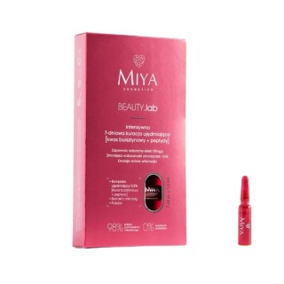 Miya BEAUTY .lab intensive 7-tägige straffende Gesichtsbehandlung Bernsteinsäure und Peptide 5 ml