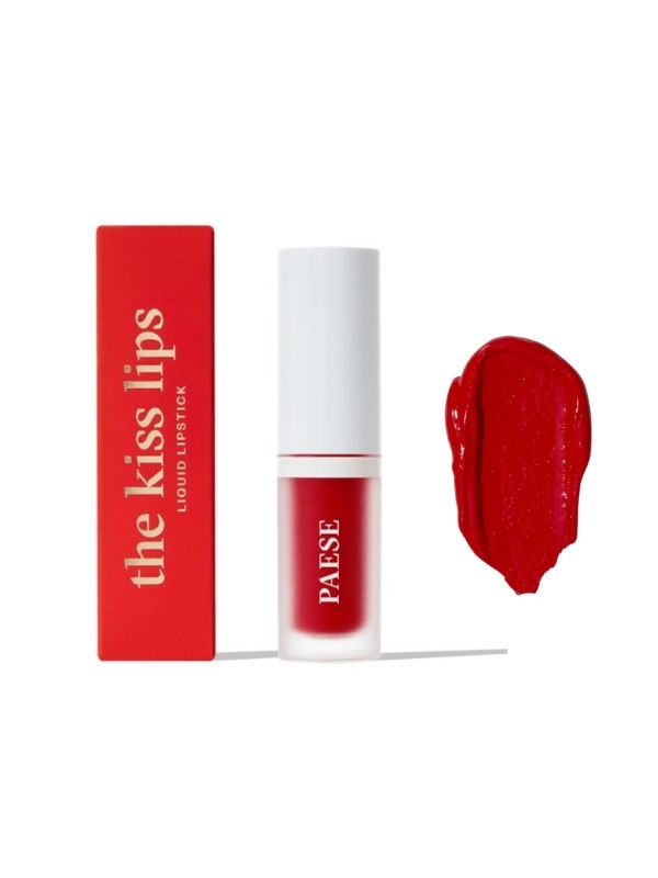 Paese The Kiss Lips Matte Creamy Liquid Lipstick 06 Classic Red 3,4 ml