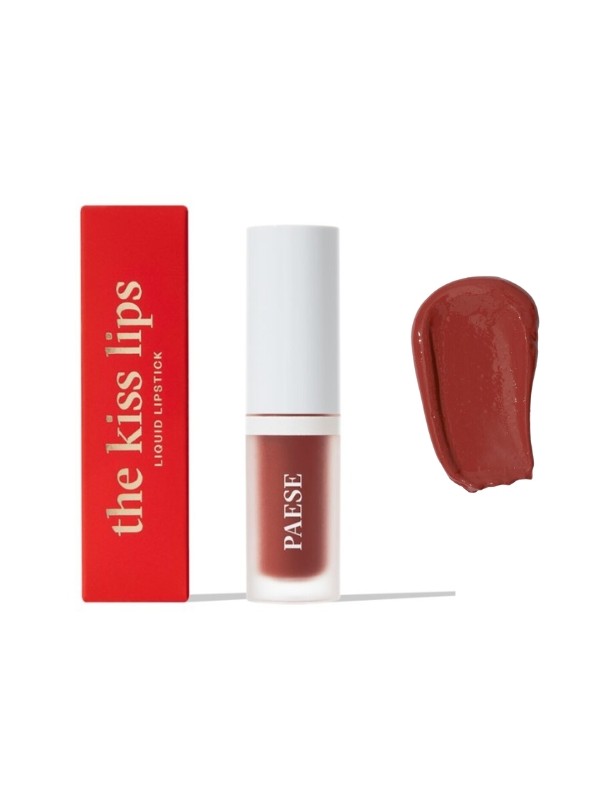 Paese The Kiss Lips Matte Creamy Liquid Lipstick 04 Rusty Red 3,4 ml