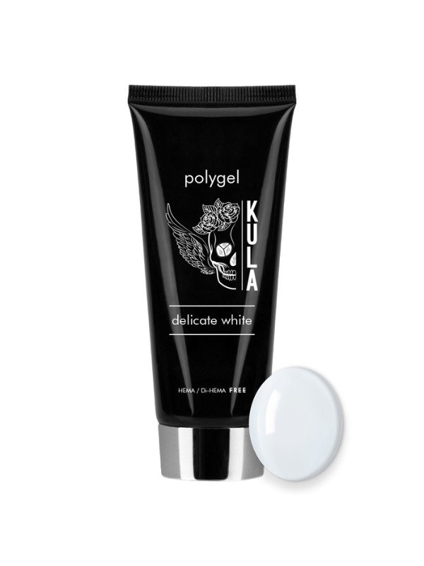 PolyGel Acrylgel Aufbau Kula Nails Hema/di- Hema free Delicate White 50 ml