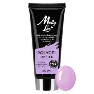 MollyLac Polygel building acrylic gel Mollylac Hema/di-Hema Wild Orchid 50 ml