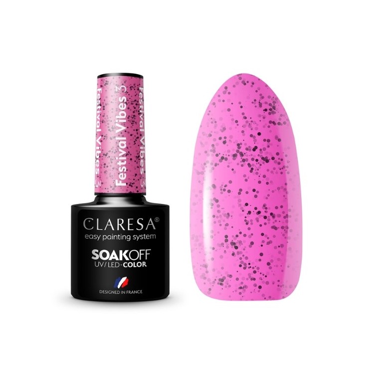 Claresa Festival Vibes Hybrid nail polish /3/ 5 g