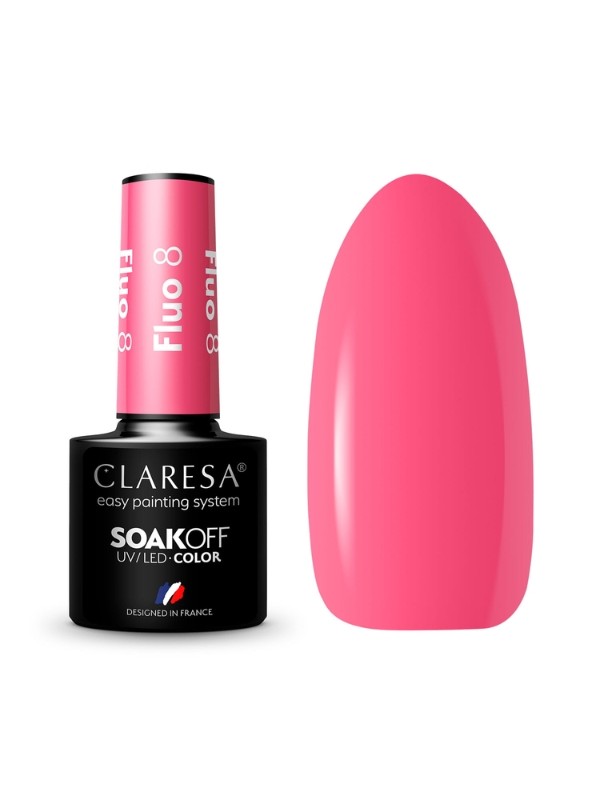 Claresa Fluo Hybride nagellak /8/ 5 g