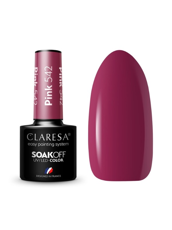 Claresa Pink Hybrid nail polish /542/ 5 g