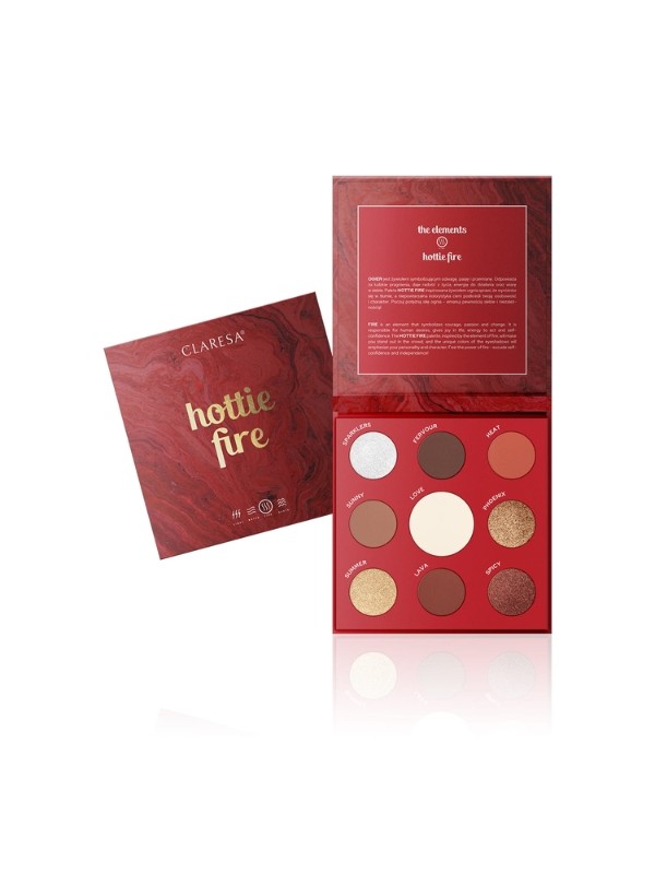 Claresa Hottie Fire Lidschatten-Palette 11,8 g