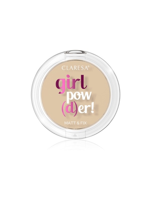 Claresa GIRL POW(D)ER! Natural pressed powder /02/ 12 g