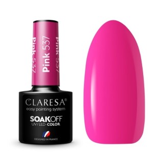 Claresa Pink Hybrid Nail Polish /537/ 5 ml