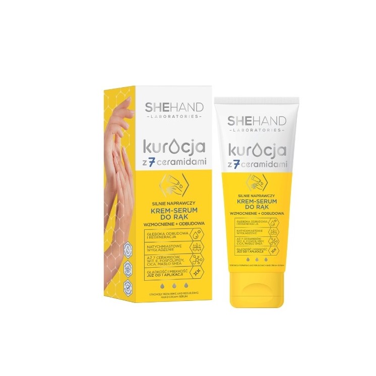 SheHand Strongly repairing hand cream - strengthening + reconstruction 75 ml