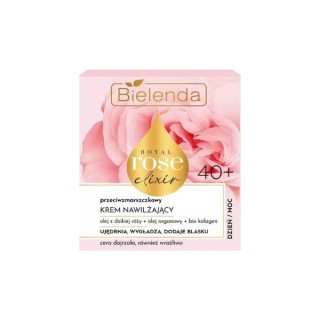 Bielenda Royal Rose Elixir Anti-Falten-Feuchtigkeits-Gesichtscreme für empfindliche Haut 40+ 50 ml