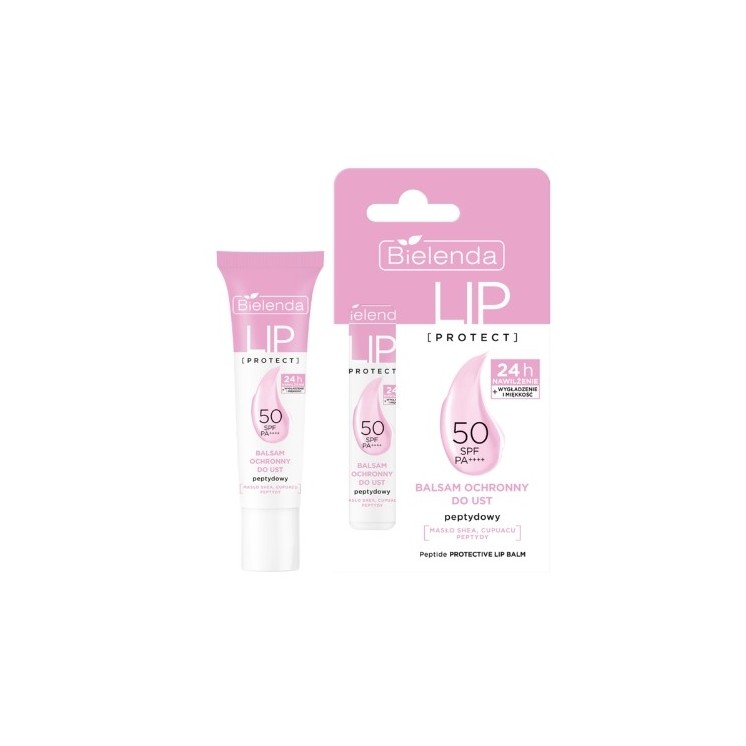 Bielenda Lip Protect Protective lip balm SPF 50 peptide 10 g