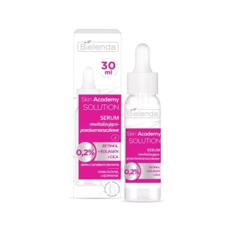 Bielenda Skin Academy Solutions Revitalisierendes und Anti-Falten Serum Retinol + Kollagen 30 ml