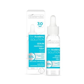 Bielenda Skin Academy Solutions Feuchtigkeitsspendendes und beruhigendes Serum Hyaluronsäure + Trahylose + Lactobionsäure 30 ml