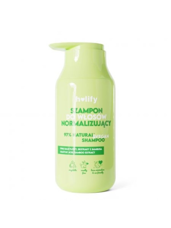 Holify Normalisierendes Haarshampoo mit Bambusextrakt und Salicylsäure 300 ml