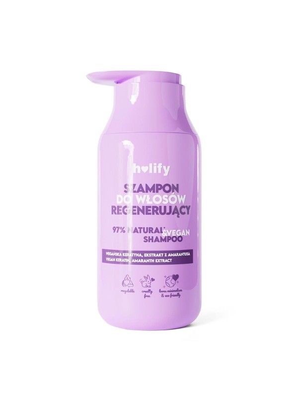 Holify Regenerating Hair Shampoo Vegan Keratin & Amaranth 300 ml