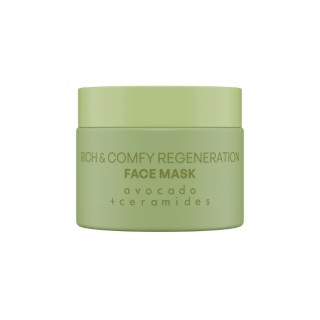 Nacomi Rich&Comfy Regeneration Gesichtsmaske mit Avocado und Ceramiden, 40 ml