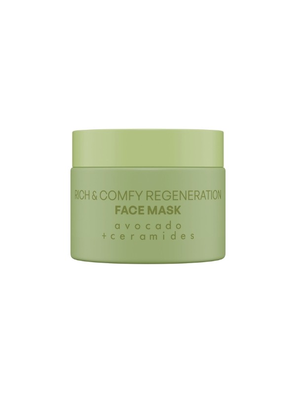 Nacomi Rich&Comfy Regeneration Gesichtsmaske mit Avocado und Ceramiden, 40 ml