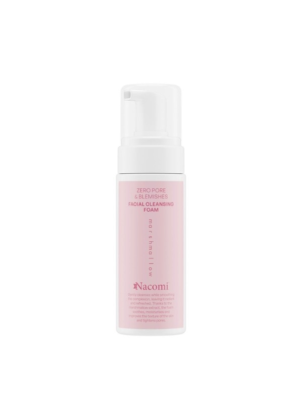 Nacomi Zero porie&Blemishes reinigend gezichtsreinigingsschuim Marshmallow 150 ml