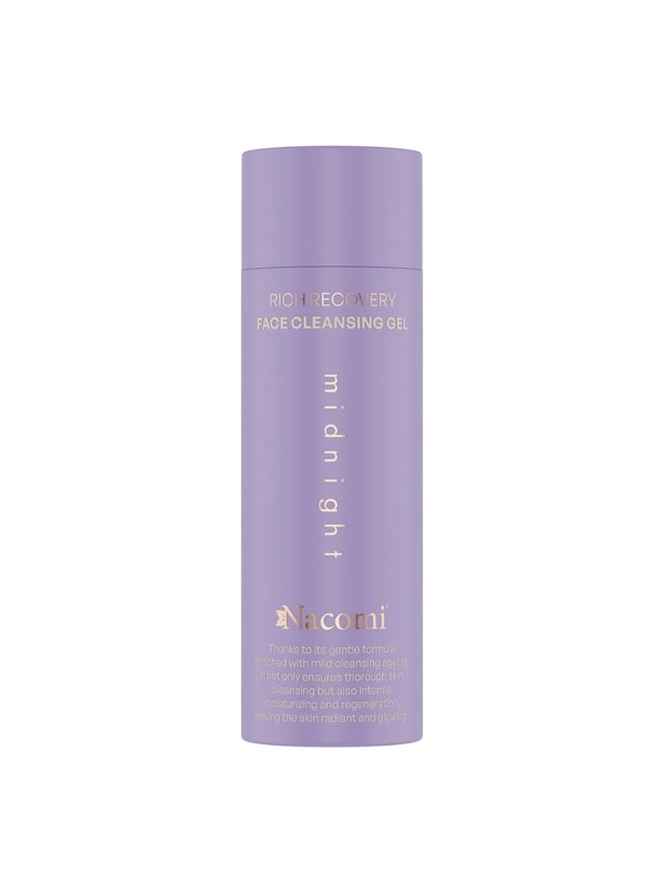 Nacomi Rich recovery Midnight face wash gel 140 ml