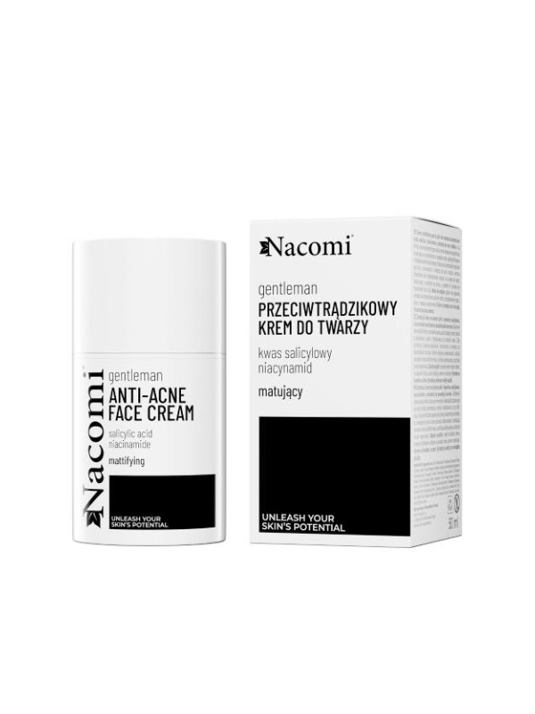 Nacomi Gentelman anti-acne matterende gezichtscrème voor mannen 50 ml