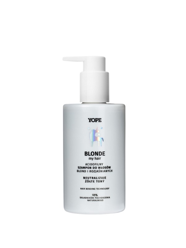 YOPE BLONDE my HAIR Acidophiles Shampoo für blond und blondiertes Haar 300 ml