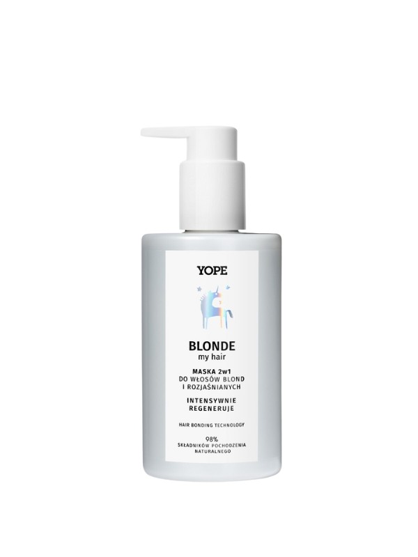 YOPE BLOND my HAIR Conditioner-Maske 2in1 für blondes und blondiertes Haar 300 ml