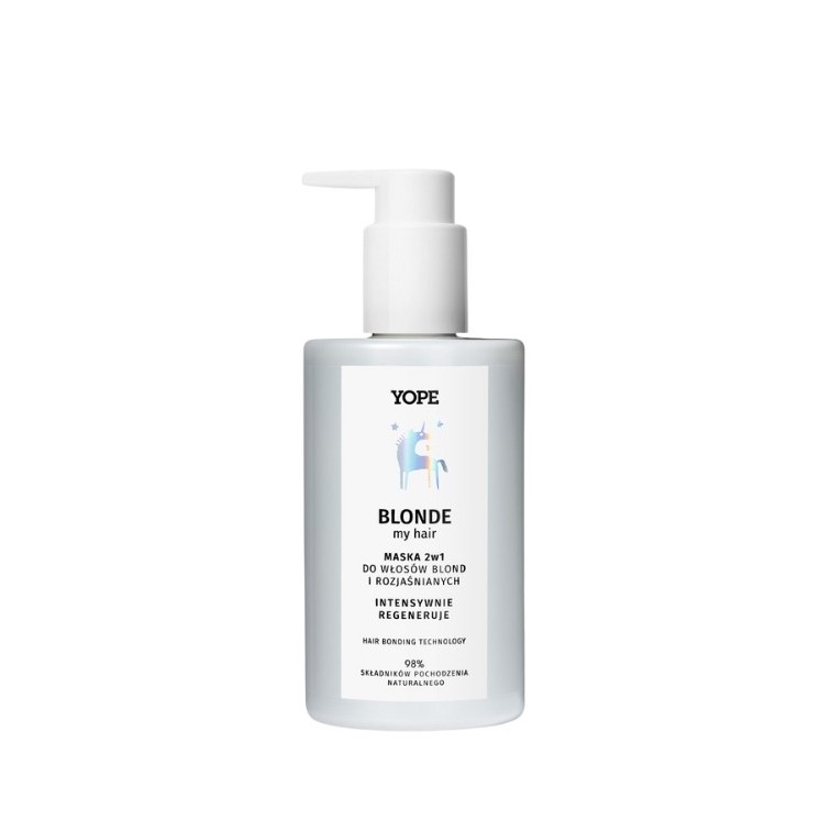 YOPE BLOND my HAIR Conditioner-masker 2in1 voor blond en geblondeerd haar 300 ml