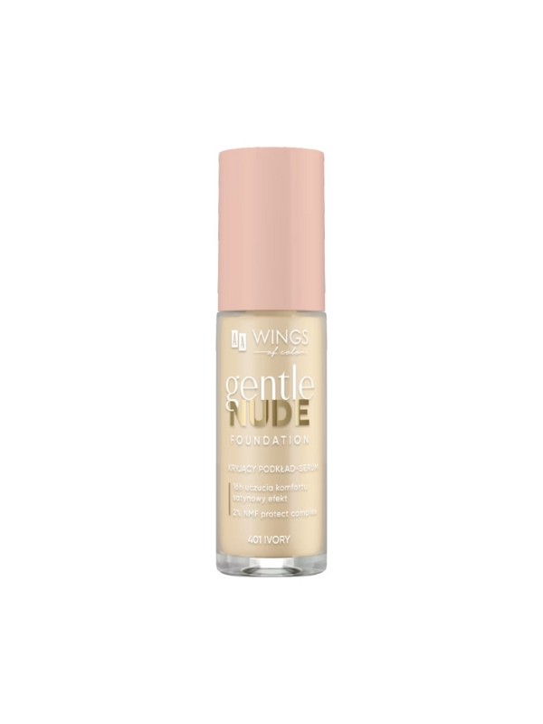 AA Wings of Color Gentle Nude Foundation Abdeckendes Foundation- serum 401 Ivory 30 ml