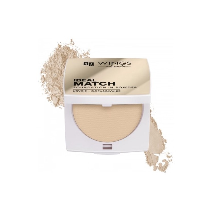 AA Wings of Color Ideal Match Foundation In Powder Multifunktionale Pudergrundierung Vanilla 5 g