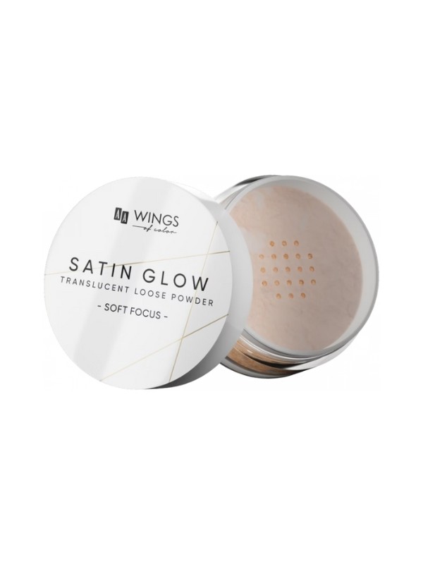 AA Wings of Color Satin Glow transparentes Gesichtspuder 5 g