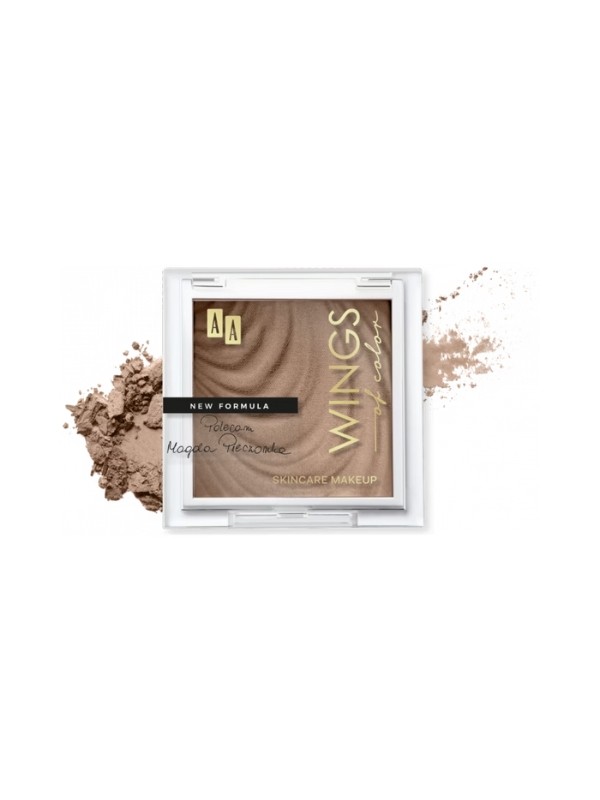 AA Wings of Color Matte Bronze Matte Gesichtskontur-Bronzer 01 Soft Bronze 7 g