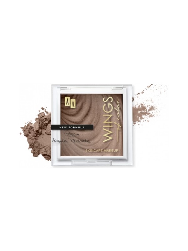 AA Wings of Color Matte Bronze Matte gezichtscontourende bronzer 02 Natural Brons 7 g