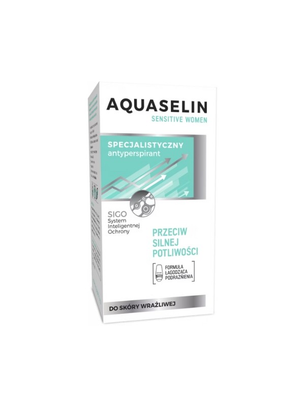 Aquaselin Sensitive Women Roll-on gegen starkes Schwitzen 50 ml