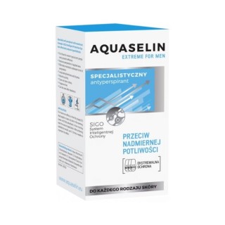 Aquaselin Extreme Men Roll-on tegen overmatig zweten 50 ml