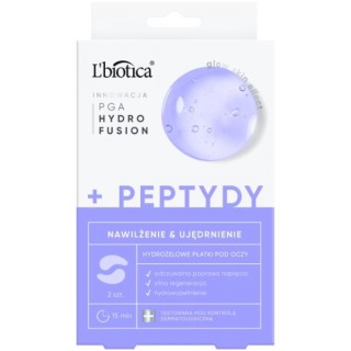 L'biotica PGA Hydro Fusion Hydrogel eye patches with peptides 2 pieces