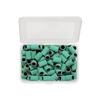 Aba Group Overlays for roller cutters, grit 150, Turquoise, 100 pieces