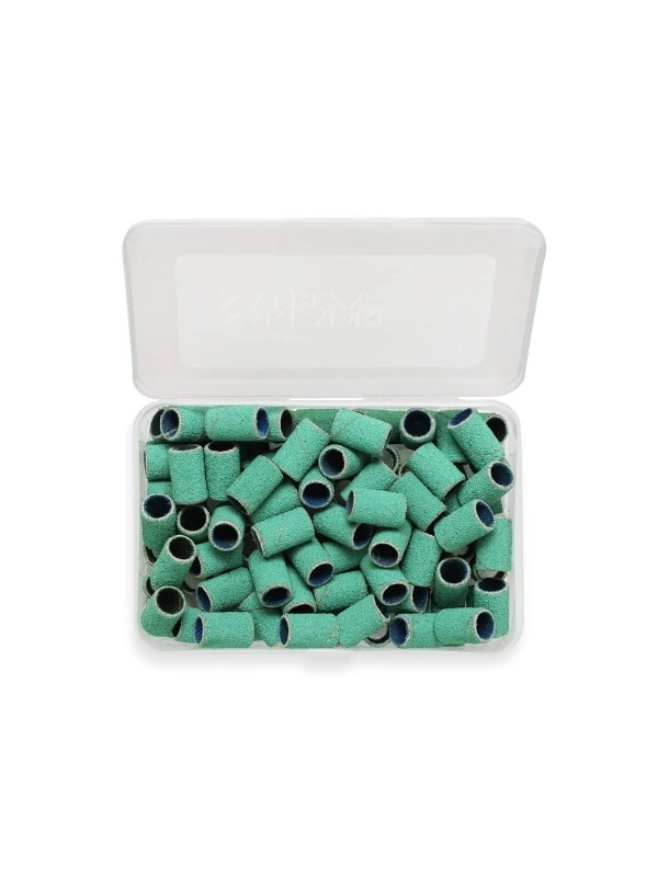 Aba Group Overlays for roller cutters, grit 150, Turquoise, 100 pieces