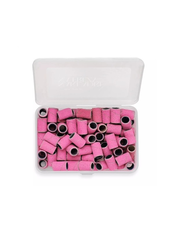 Aba Group Overlays for roller cutters, grit 120, Pink, 100 pieces