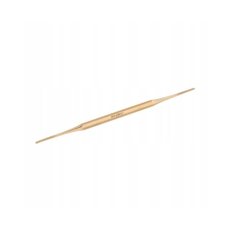 Aba Group Angled pedicure file, gold, 14.5 cm, 1 piece