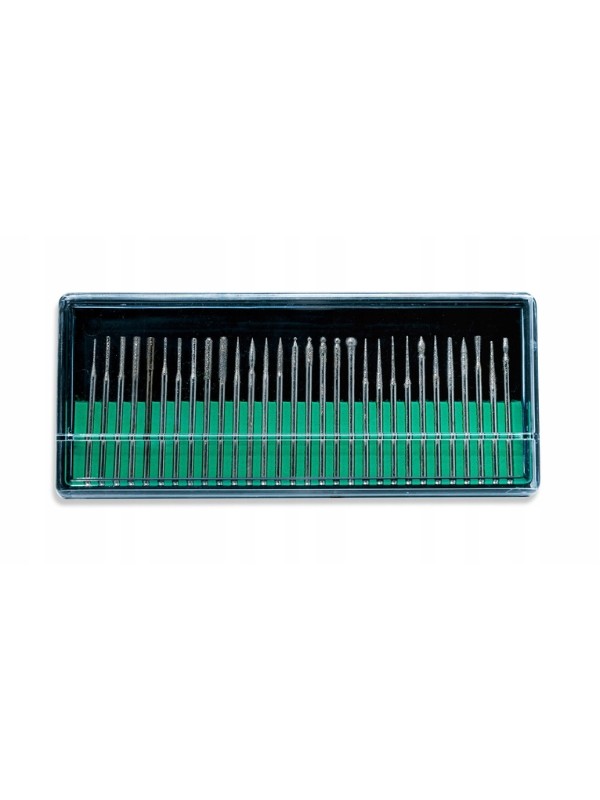 Set of professional diamond cutters 30 pieces