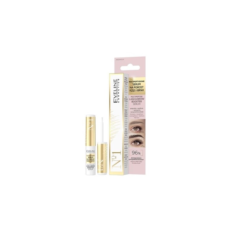 Eveline multi-peptide Serum for eyebrow and eyelash growth 4 ml