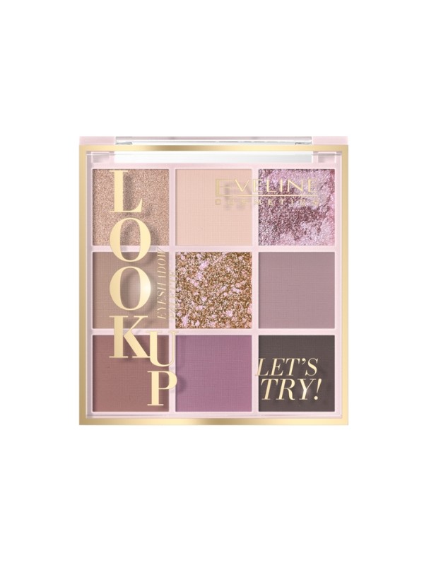 Eveline Look Up Palette van 9 oogschaduws Laten we het proberen! 10,8 gram