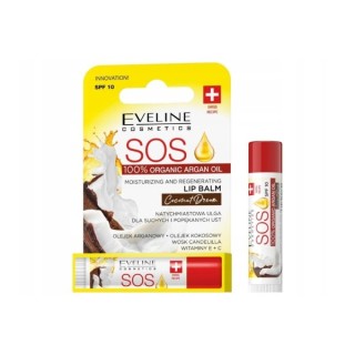 Eveline SOS Voedende en Regenererende Lippenbalsem SPF10 Kokos
