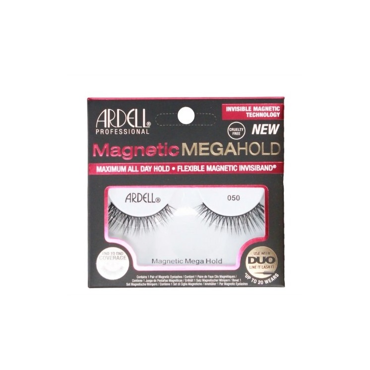 Ardell Magnetic Mega Hold Eyelashes on a strip /050/ Black 1 pair