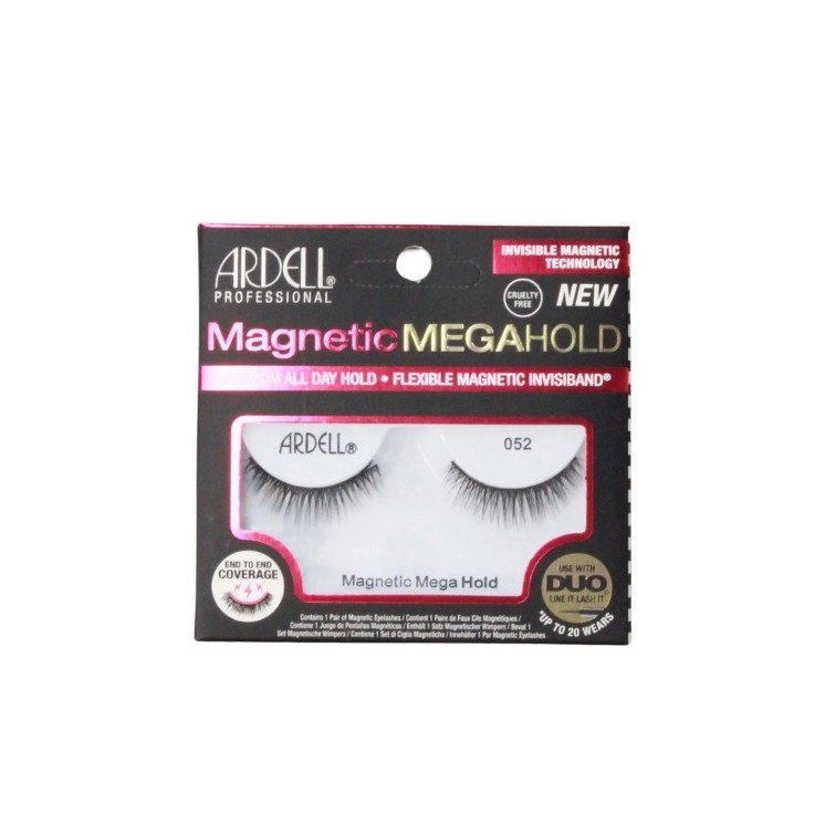 Ardell Magnetic Mega Hold Eyelashes on a strip /052/ Black 1 pair