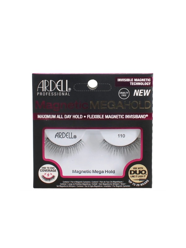 Ardell Magnetic Mega Hold Wimpern auf einem Streifen /110/ Black 1 Paar